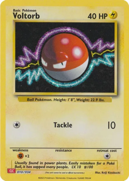 Voltorbe, carte Pokémon CLC 010 — extension Pokémon TCG Classic: Charizard & Ho-Oh ex Deck