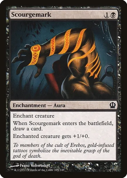 Scourgemark, Magic card THS 105 — Theros set