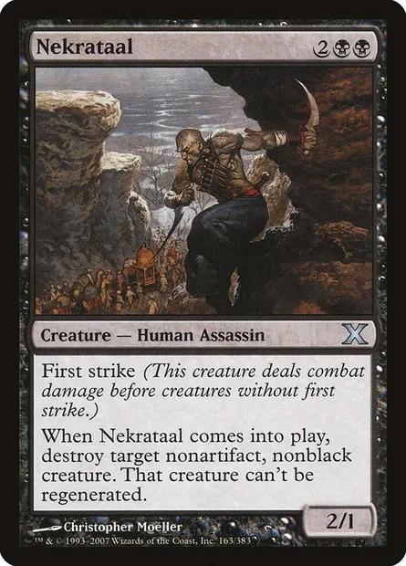 Nekrataal, Magic card 10E 163 — Tenth Edition set