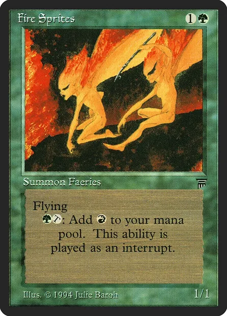 Fire Sprites, carte Magic LEG 186 — extension Legends