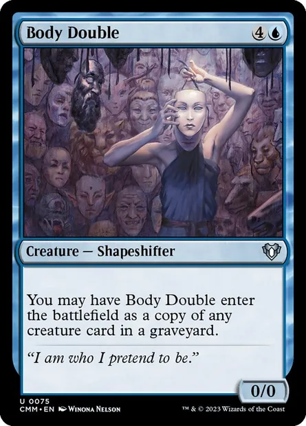 Body Double, Magic card CMM 75 — Commander Masters set