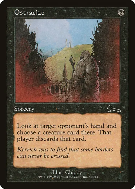 Ostracize, Magic card ULG 57 — Urza's Legacy set