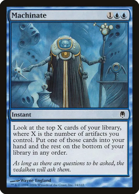 Machinate, Magic card DST 24 — Darksteel set