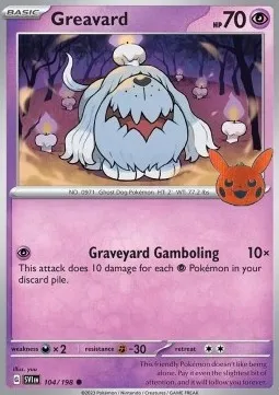 Toutombe, carte Pokémon TOT23 104 — extension Trick or Trade 2023
