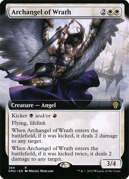 Archangel of Wrath, Magic card DMU 384 — Dominaria United set