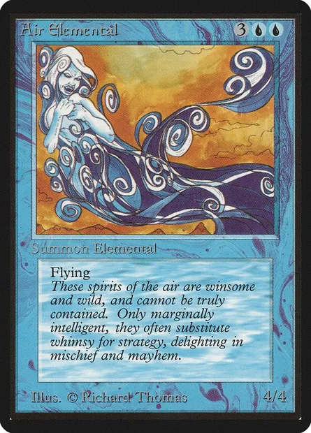 Air Elemental, Magic card LEB 47 — Limited Edition Beta set