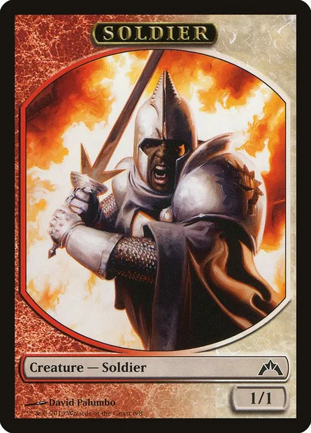 Soldier, carte Magic TGTC 6 — extension Gatecrash Tokens