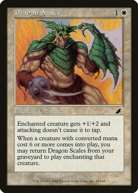 Dragon Scales, Magic card SCG 10 — Scourge set