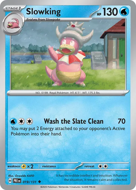 Slowking, Pokémon card PRE 019 — Prismatic Evolutions set