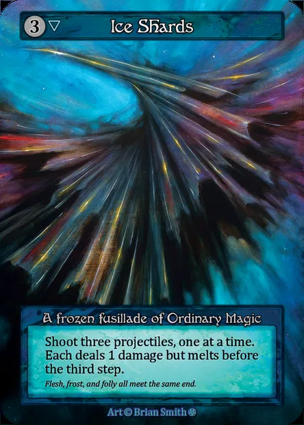Ice Shards, carte Sorcery GOT 259 — extension Gothic