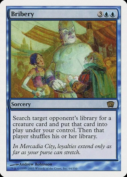 Bribery, Magic card 8ED 64 — Eighth Edition set