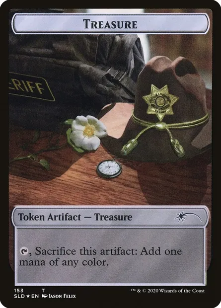 Treasure, carte Magic SLD 153 — extension Secret Lair Drop