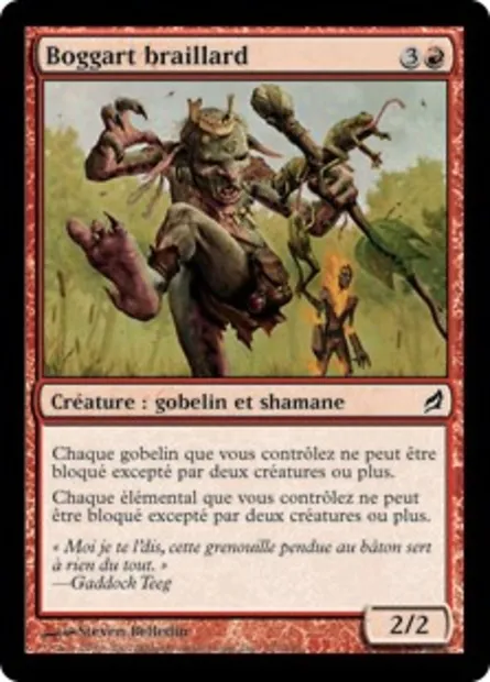 Boggart braillard, carte Magic LRW 157 — extension Lorwyn