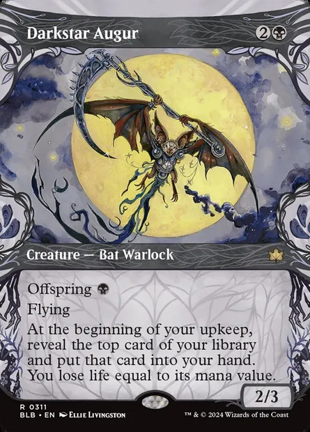 Darkstar Augur, Magic card BLB 311 — Bloomburrow set