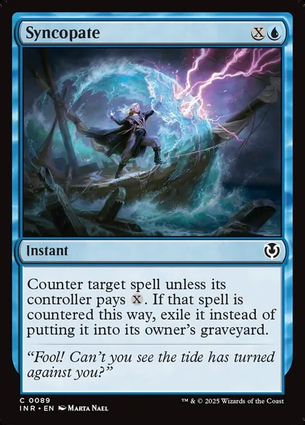 Syncopate, Magic card INR 89 — Innistrad Remastered set