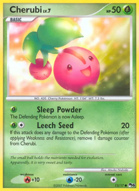 Cherubi, Pokémon card P6 13 — POP Series 6 set