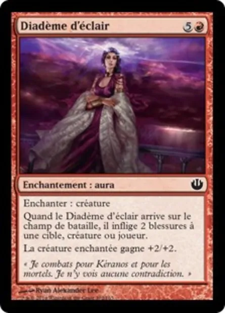 Diadème d'éclair, carte Magic JOU 102 — extension Incursion dans Nyx