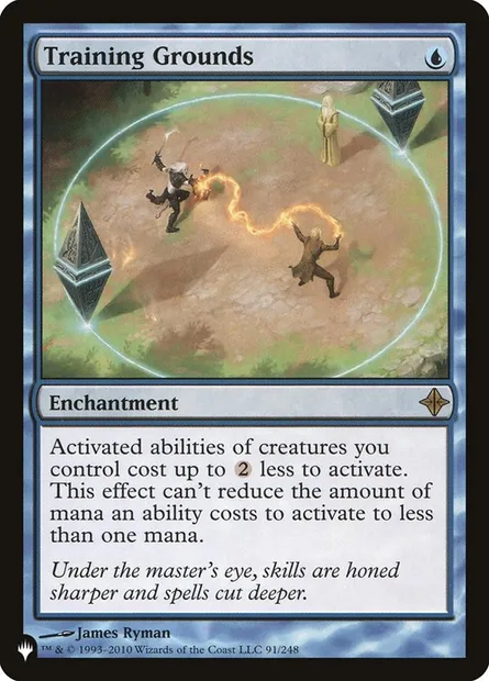 Training Grounds, Magic card PLST ROE-91 — The List set