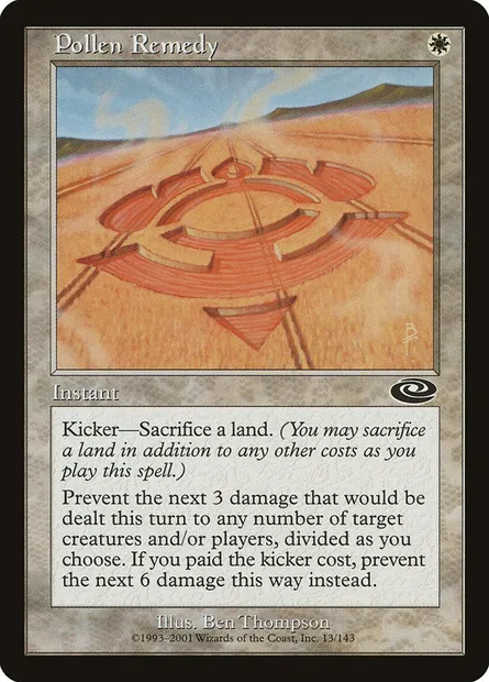 Pollen Remedy, Magic card PLS 13 — Planeshift set