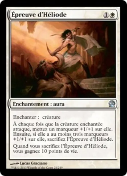 Épreuve d'Héliode, carte Magic THS 25 — extension Theros