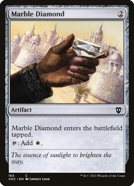 Marble Diamond, Magic card VOC 165 — Crimson Vow Commander set