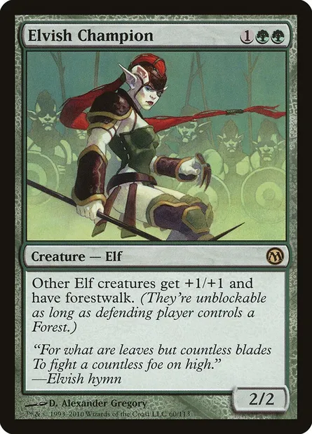 Elvish Champion, Magic card DPA 60 — Duels of the Planeswalkers set