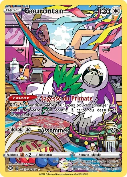 Gouroutan, carte Pokémon BRS TG12 — extension Stars Étincelantes