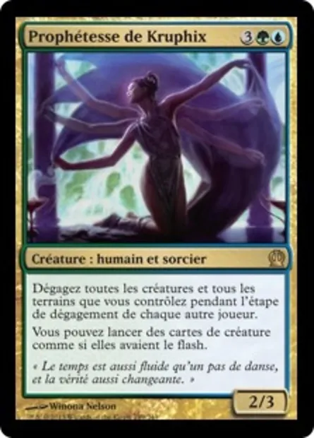 Prophétesse de Kruphix, carte Magic THS 199 — extension Theros