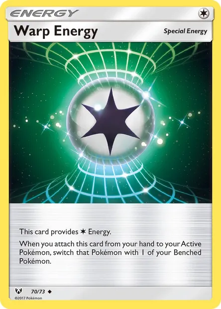 Warp Energy, Pokémon card SLG 70 — Shining Legends set