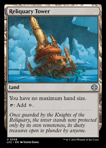 Reliquary Tower, Magic card LCC 348 — The Lost Caverns of Ixalan Commander set