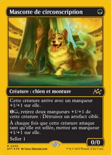 Mascotte de circonscription, carte Magic DFT 466 — extension Aetherdrift