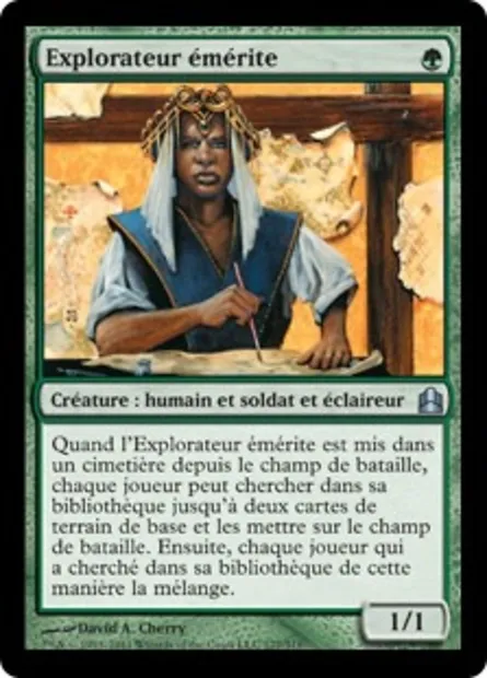 Explorateur émérite, carte Magic CMD 177 — extension Commander 2011