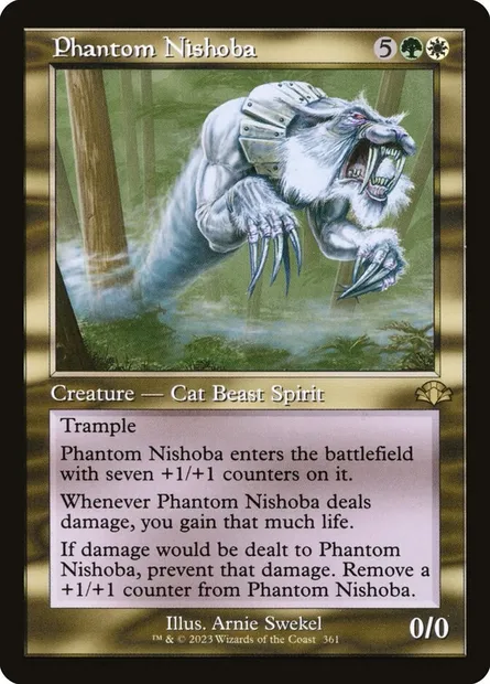 Phantom Nishoba, Magic card DMR 361 — Dominaria Remastered set