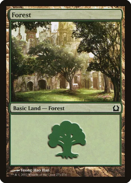 Forest, Magic card RTR 271 — Return to Ravnica set