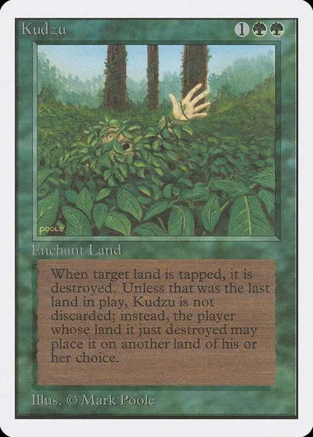Kudzu, Magic card 2ED 205 — Unlimited Edition set