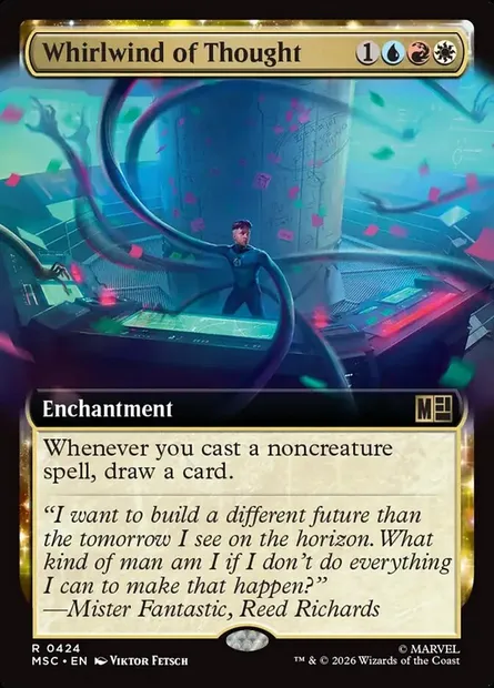 Whirlwind of Thought, Magic card MSC 424 — Marvel Super Heroes Commander set