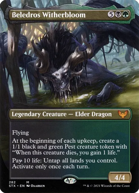 Beledros Witherbloom, Magic card STX 282 — Strixhaven: School of Mages set