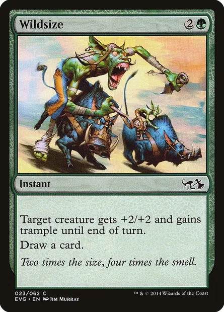Wildsize, Magic card EVG 23 — Duel Decks Anthology: Elves vs. Goblins set