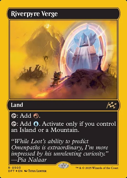 Riverpyre Verge, Magic card DFT 503 — Aetherdrift set