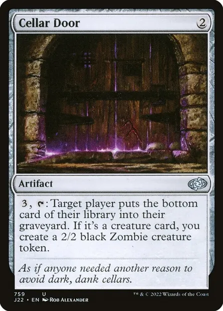 Cellar Door, Magic card J22 759 — Jumpstart 2022 set