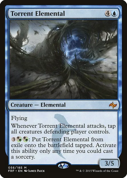 Torrent Elemental, Magic card FRF 56 — Fate Reforged set