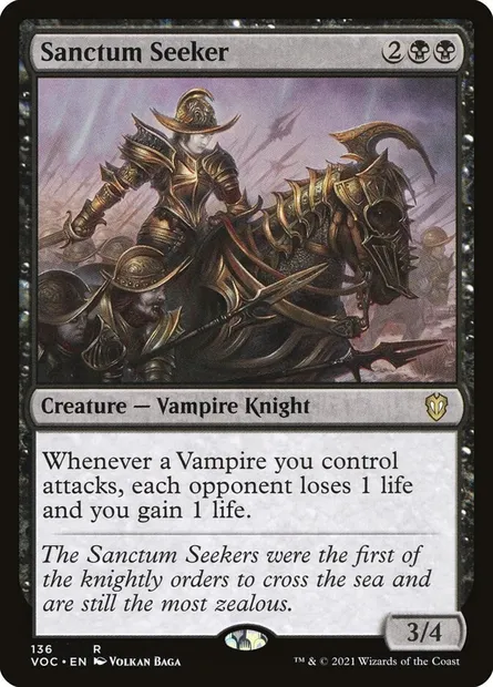 Sanctum Seeker, Magic card VOC 136 — Crimson Vow Commander set