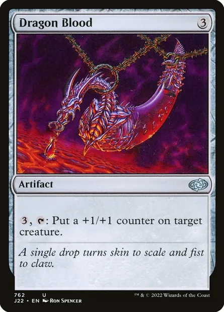 Dragon Blood, Magic card J22 762 — Jumpstart 2022 set