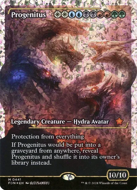 Progenitus, Magic card FDN 441 — Foundations set