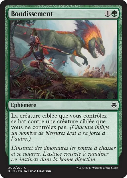 Bondissement, carte Magic XLN 200 — extension Ixalan