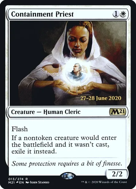 Containment Priest, Magic card PM21 13s — Core Set 2021 Promos set