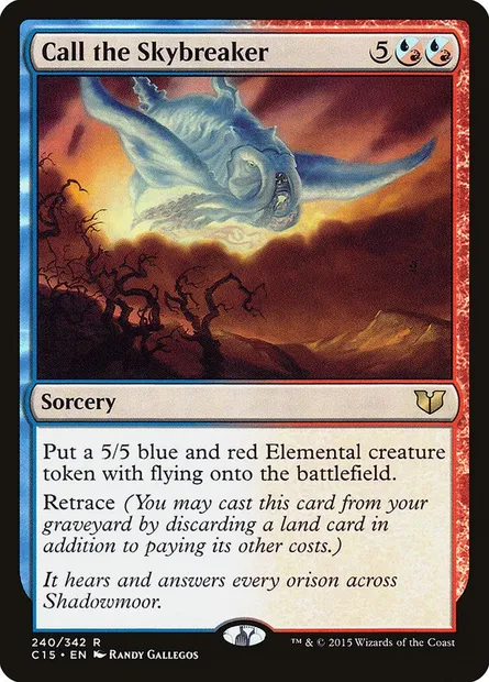 Call the Skybreaker, Magic card C15 240 — Commander 2015 set