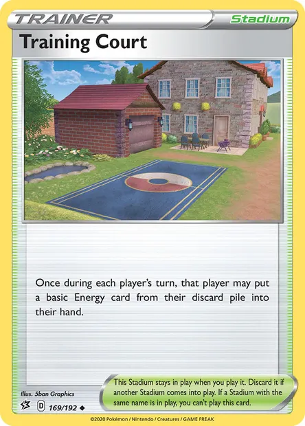 Training Court, Pokémon card RCL 169 — Rebel Clash set