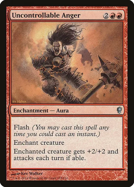 Uncontrollable Anger, Magic card CNS 155 — Conspiracy set