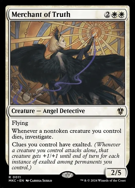 Merchant of Truth, Magic card MKC 11 — Murders at Karlov Manor Commander set